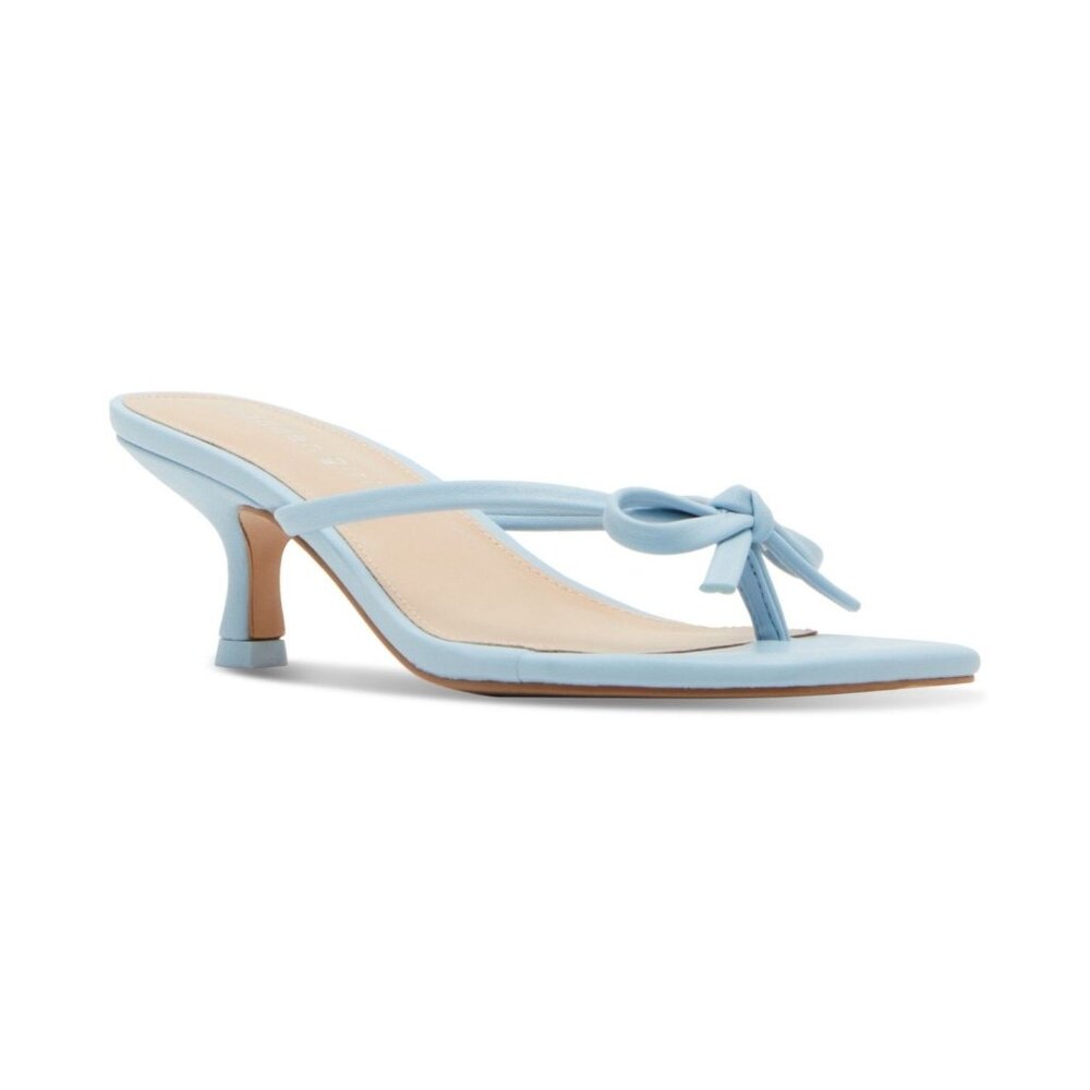 Madden Girl Charlotte Kitten Heel Bow Dress Sandals